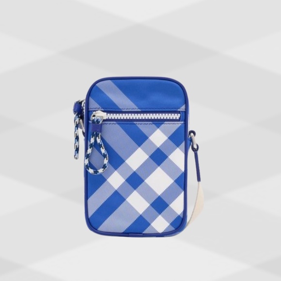 BURBERRY  Check Crossbody Bag- Knight - Picture 1 of 14